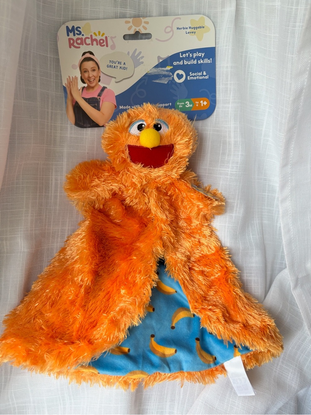 Ms. Rachel Herbie Huggable Lovey, NEW
